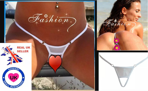 White crotchless mini - 🔥white,
