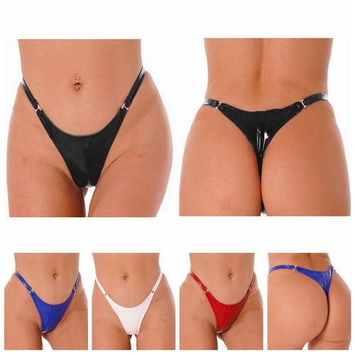 Women pvc leather bikini - pvc,