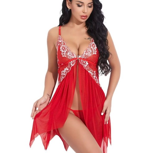 Women mini dress nightwear - mini,