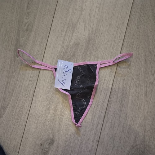 Bnwt sheer black pink swirls - bnwt, &